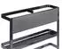YAMAZAKI Tower Magnetischer Utensilienhalter für Kühlschrank, Metall, schwarz (2745)