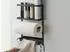 YAMAZAKI Tower Magnetischer Utensilienhalter für Kühlschrank, Metall, schwarz (2745)