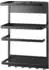 YAMAZAKI Tower Magnetischer Utensilienhalter für Kühlschrank, Metall, schwarz (2745)