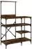 vidaXL Bäckerregal Räuchereiche 90x40x132cm Holzwerkstoff und Metall (845418)