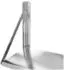 Royal Catering Klappbares Wandregal Edelstahl 60x30cm, 40kg (RC-BFWH6030)