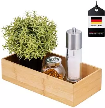 bremermann Gewürzbox aus Bambus, 30x7,5x15cm (44052)