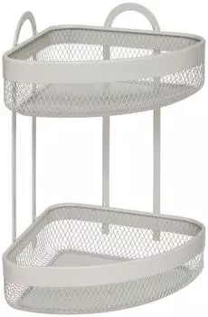 Paris Prix Mayaj K&uuml;chenregal Eckregal 2 Ebenen, Metall, beige (Mayaj)