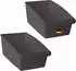 Novaliv Suppentütenbox klein, 2er Set, Schubladen-Organizer 25x12cm, weiß