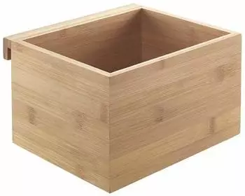 Metaltex Mural Line Wandgitter-Box, Bambus, 19x15x12cm (377022000)