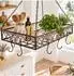 DanDiBo Topfhänger Cocina Deckenregal, Metall, 60cm