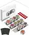 LuxusKollektion Magnetische Gewürzdosen-Set, Edelstahl, 12-tlg., 100ml