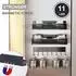 LuxusKollektion Magnetisches Gewürzregal für Kühlschrank mit 8 Haken, 3er-Set