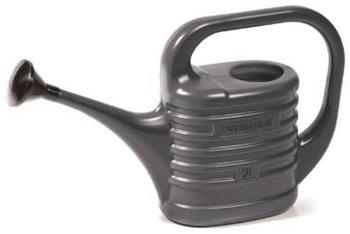 Prosperplast Gießkanne mit Sprinkler ZEBRA 2L Kunststoff Anthrazit