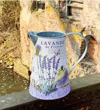 zeitzone Deko-Krug Zink Lavendel Vintage (EF25871)