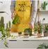 Relaxdays Blumengießkanne Set 1L, grau/grün, für Zimmerpflanzen