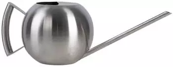 Esschert Gie&szlig;kanne rund, Edelstahl, 1,3L