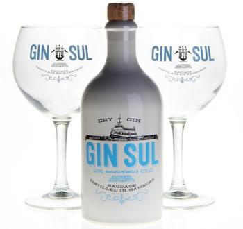 Gin Sul Dry Gin 0,5l 43% + 2 Ballongläser