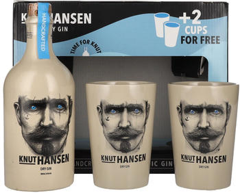 Knut Hansen Dry Gin 0,5l 42% mit 2 Bechern