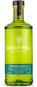 Whitley Neill Lemongrass & Ginger Gin 1l 43%