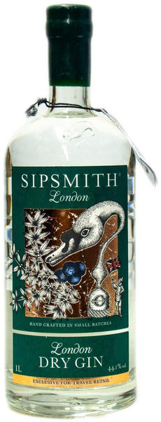 Sipsmith London Dry Gin 1l 44,1%