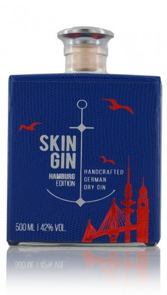Skin Gin Hamburg Edition blau 0,5l 42%