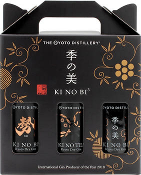 The Kyoto Distillery Ki No Bi Three Gin Tasting Set 54,5% 3x0,2l