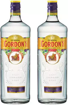 Gordon's London Dry Gin New Design Twinpack 2x1l 37,5%