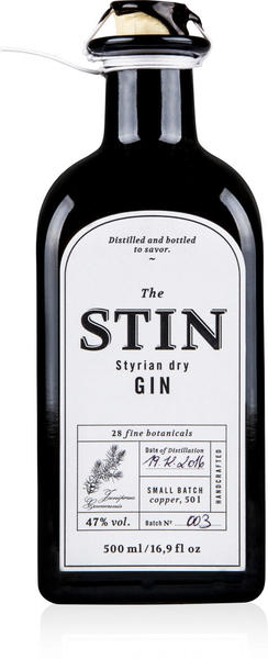 Stin Gin Styrian Dry Gin 47% 0,5l