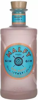 Malfy Gin Rosa Sicilian Pink Grapefruit 0,7l 41% + Copa Glas