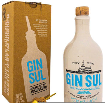 Gin Sul Dry Gin 0,5l 43% Hausbar-Set