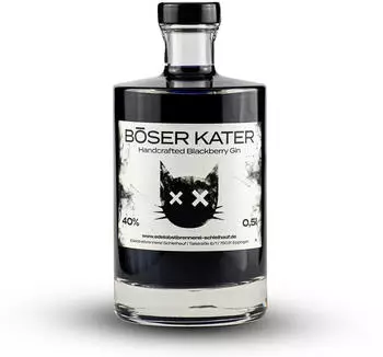 B&ouml;ser Kater Handcrafted Blackberry Gin 0,5l 40%