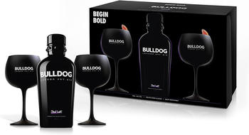 Bulldog London Dry Gin 0,7l 40% Geschenk-Set mit 2 Gläsern