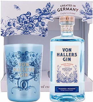 Von Hallers Gin 0,5l 44% + Geschenkbox mit Becher