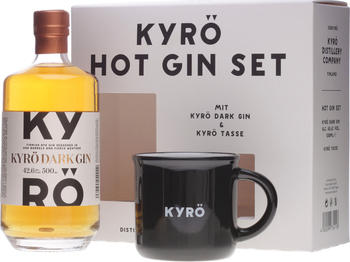 Kyrö Koskue Cask Aged Rye Gin 0,5l 42,6% Geschenkset mit Tasse