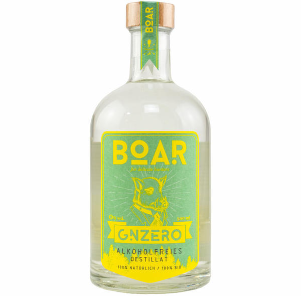 BOAR Gnzero 0,5l Alkoholfreies BIO-Destillat