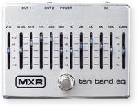 MXR M108 10 Band Equalizer Effektpedal silber