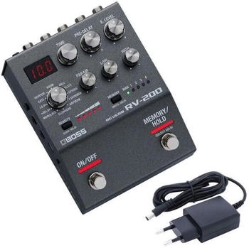 Boss RV-200 Reverb Hall-Effektgerät mit Netzteil