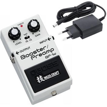 Boss BP-1W Booster Preamp Pedal Waza Craft Edition + keepdrum Netzteil