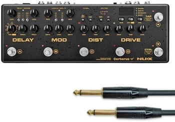 nu-X Nux Cerberus Multi-Effektgerät mit Klinkenkabel