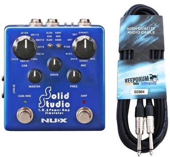 nu-X NUX NSS-5 Solid Studio Ampsimulator mit Klinkenkabel