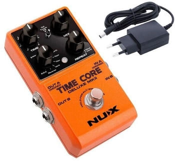 nu-X Nux Time Core Deluxe MKII Delay Pedal Effektgerät mit keepdrum Netzteil