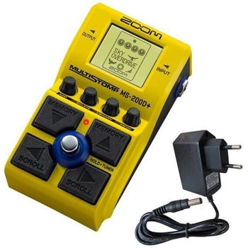 Zoom Effektgerät MS-200D+ MultiStomp Pedal für Gitarre mit Netzteil