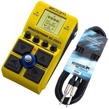 Zoom Effektgerät MS-200D+ für Gitarre mit Kabel