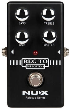 nu-X Effektgerät Recto-Distortion Pedal mit Netzteil 9v