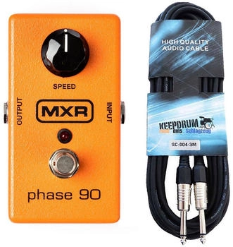 MXR Effektgerät M101 Phase 90 Analoges Vintage Phaser Pedal mit Kabel