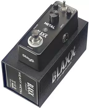 Stagg BX-METAL Mini Heavy-Metal-Effektpedal für E-Gitarre (BX-METAL)