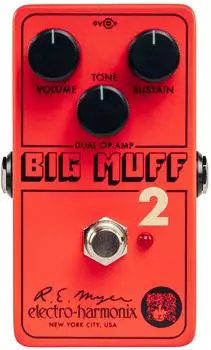 Electro Harmonix Big Muff Pi 2 Dual Op-Amp Fuzz-Pedal