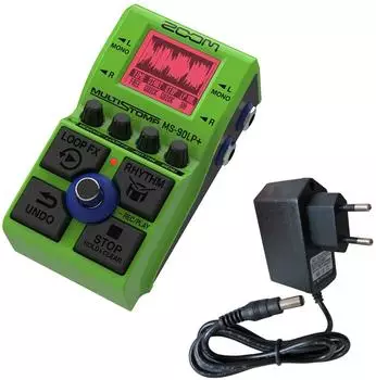 Zoom MS-90 LP+ Looper-Pedal mit Netzteil (ms90lp+-9v)