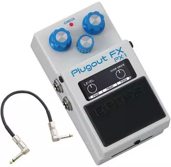 Boss PX-1 Plugout FX Multi-Effektgerät mit Patchkabel 30cm (bpx-1-gc028)