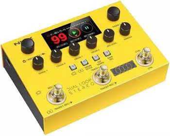 nu-X Dual Loop Stereo-Pedal mit Drum Machine, USB-Aufnahme & MIDI (NML-3DLS)