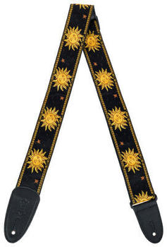 Levys Woven Jacquard Strap 2" BK (MPJG-SUN-BLK)