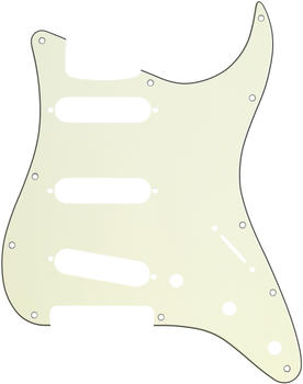 Fender Schlagbrett SSS mintgrün