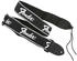 Fender Gitarrengurt Running Logo Black/White