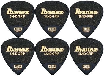 Ibanez Grip Wizard Sand Medium - 6er Pack PA16MSG black